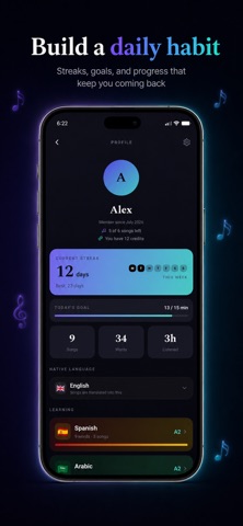 Tunelingo: Learn with Music Screenshot 7 of 8
