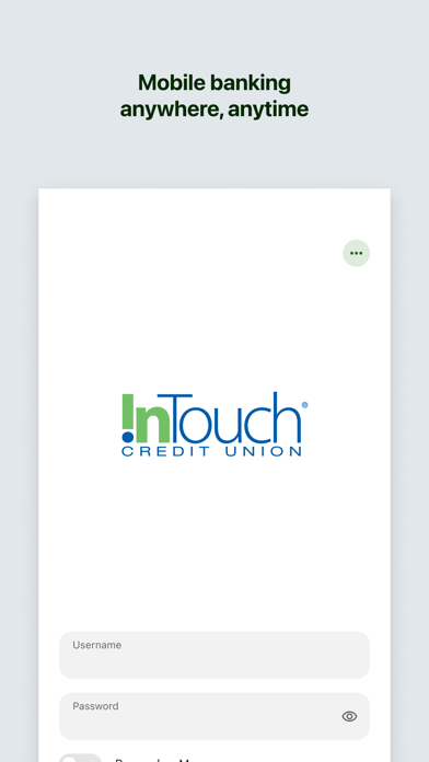InTouch CU Mobile Screenshot