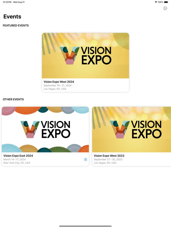 Screenshot #4 pour Vision Expo