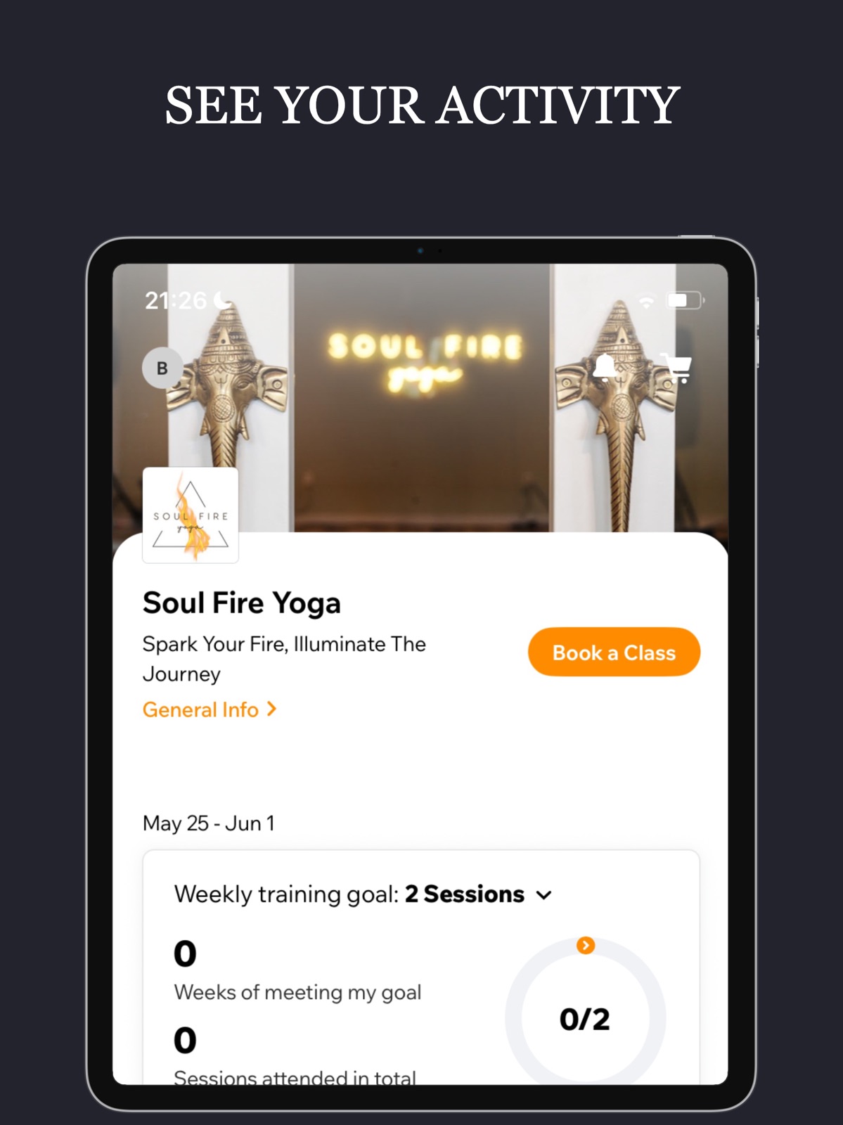 Soul Fire Yoga ipad screenshot 1