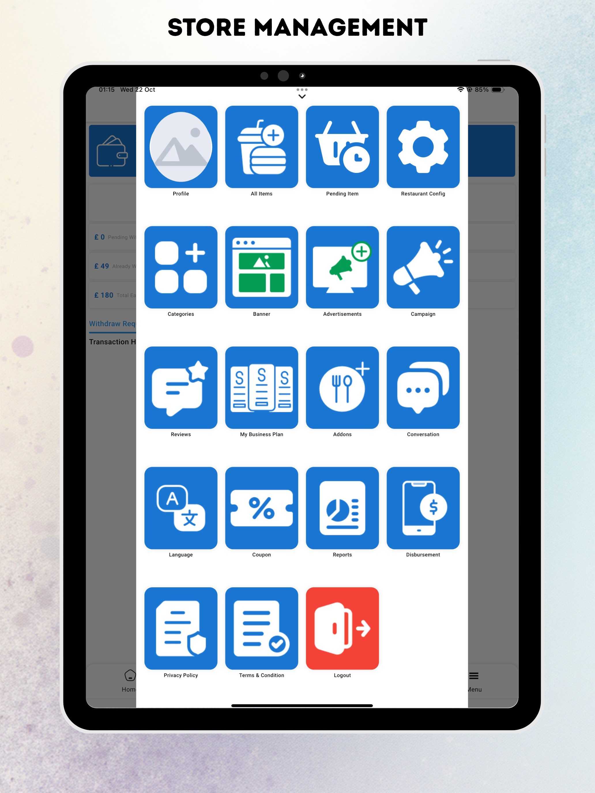 AllTap Merchant: Order Manager