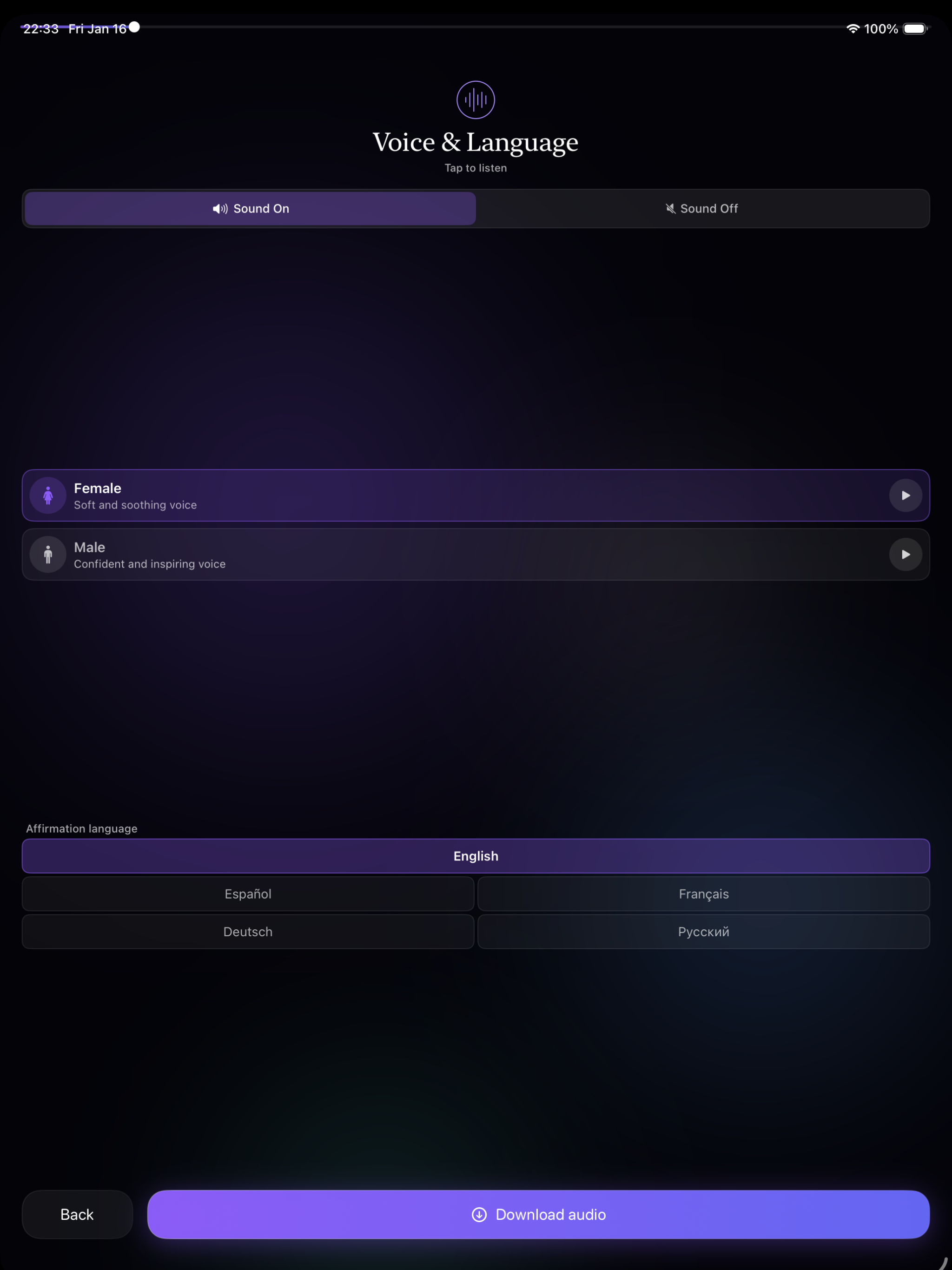 Affiora: daily affirmations screenshot 8