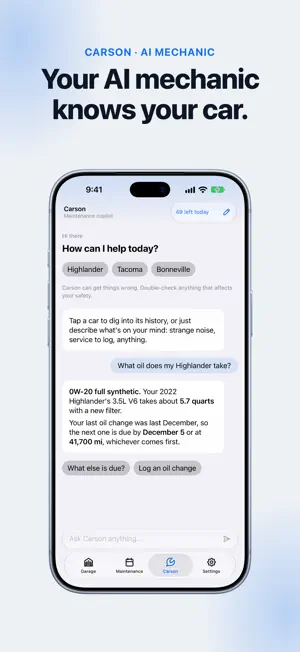 Carrus: Car Maintenance Log screenshot 3