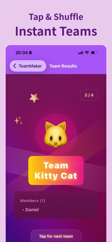 TeamMaker – Random Teams Screenshot 1 of 3