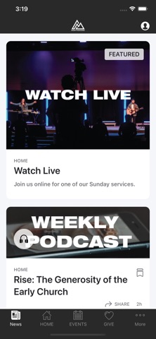 Northshore Christian Church app screenshot