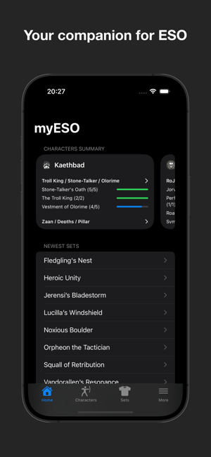 ‎myESO Screenshot