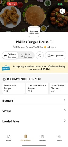 Phillies Burger House iPhone screenshot