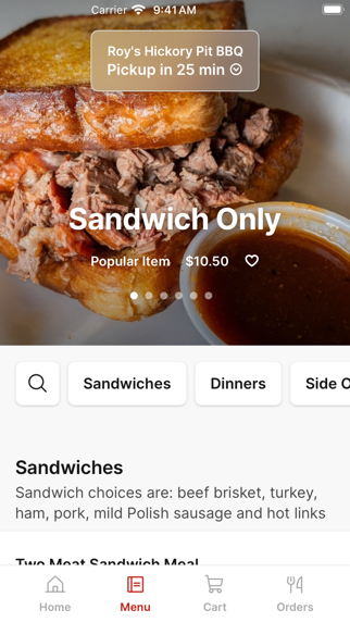 Roy's Hickory Pit BBQ Screenshot