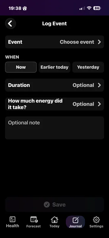 PaceME: Pacing & Energy screenshot 8 of 9