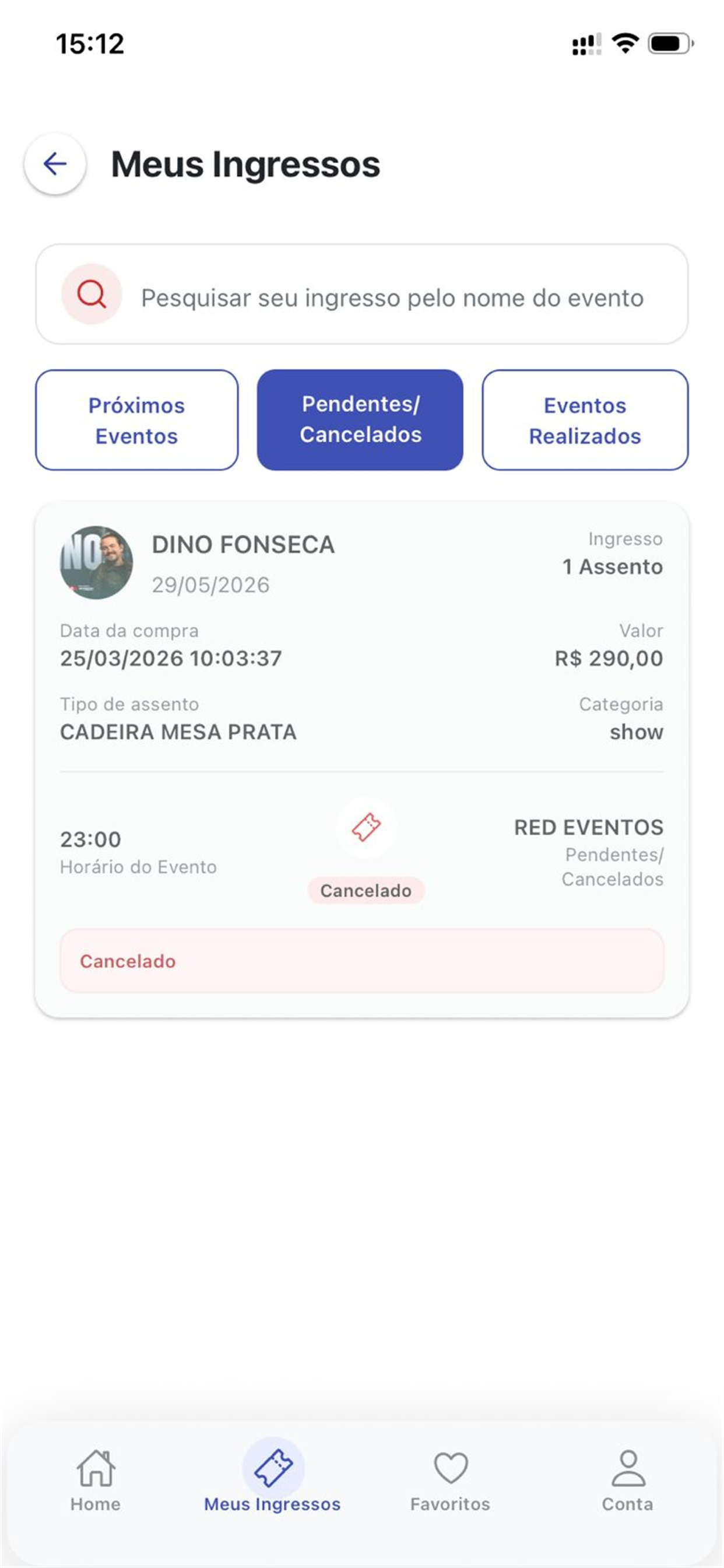 Agora Ingressos screenshot 5