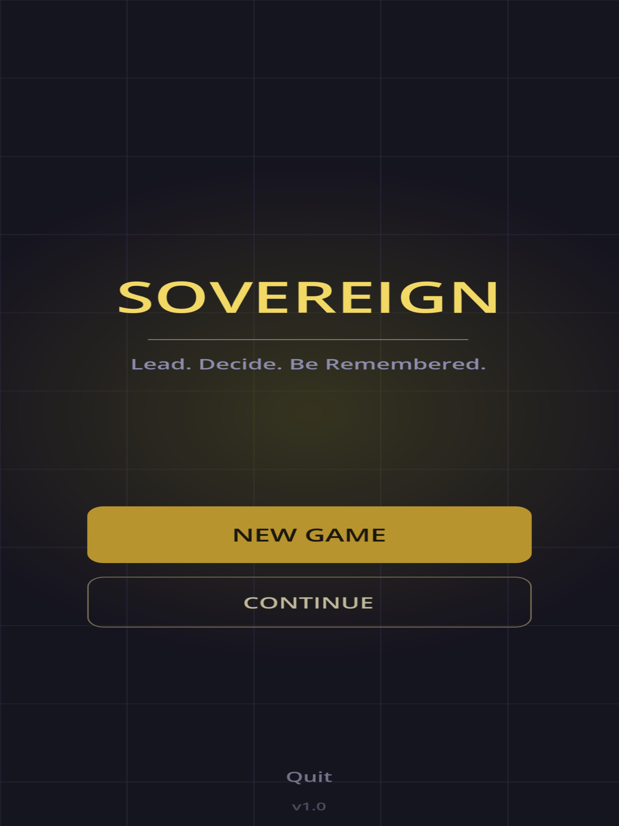 Sovereign: Nation Simulator