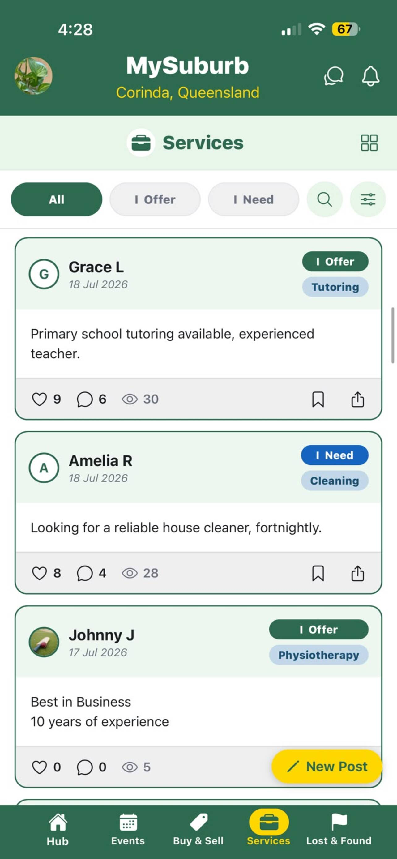 MySuburb Community screenshot 5