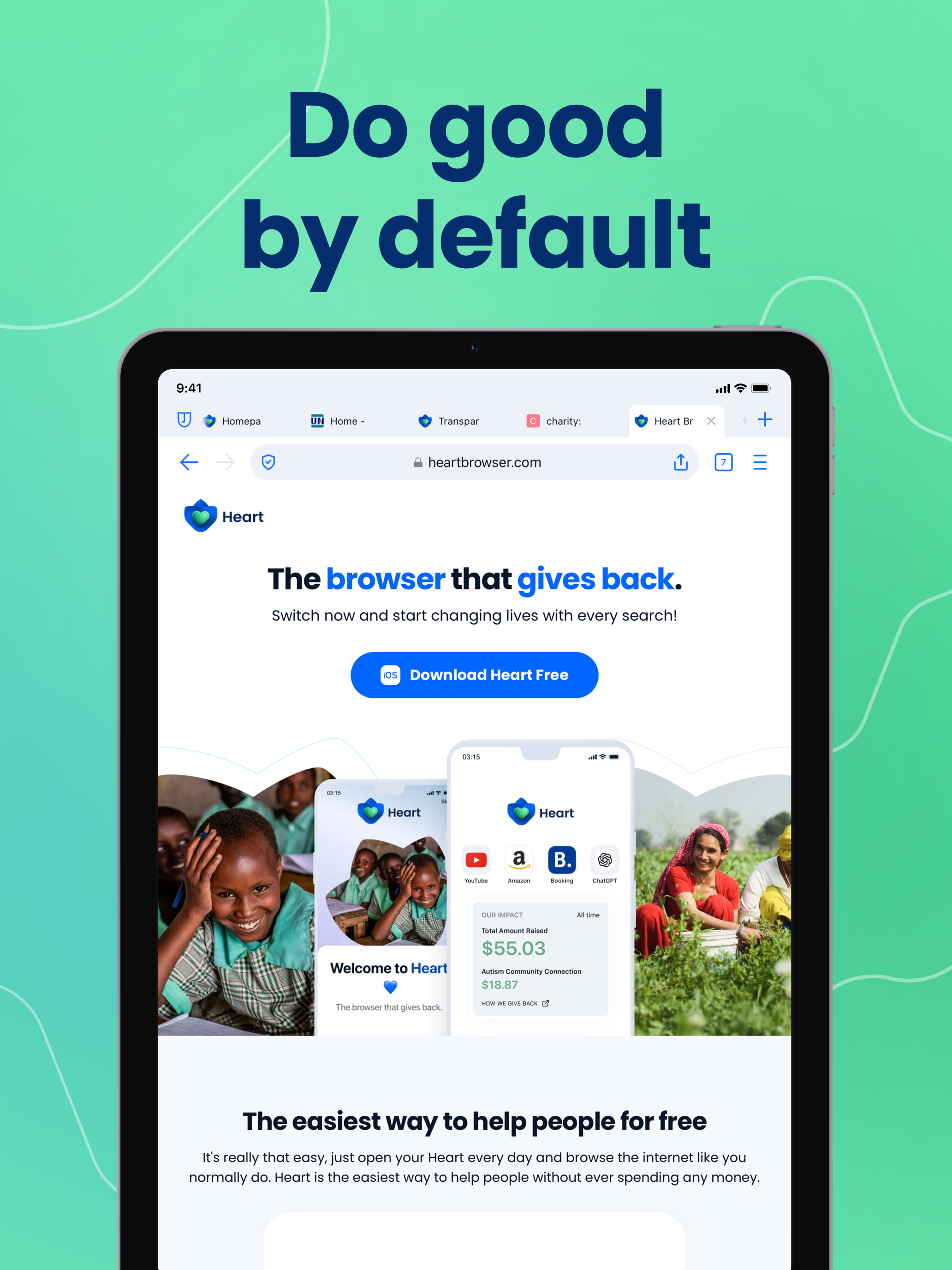 Heart – Browser That Does Good screenshot 9