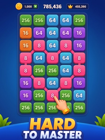 Billion Merge - Numbers Puzzle iPad screenshot