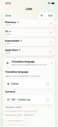 ShopList: Smart Groceries Screenshot 5 of 7