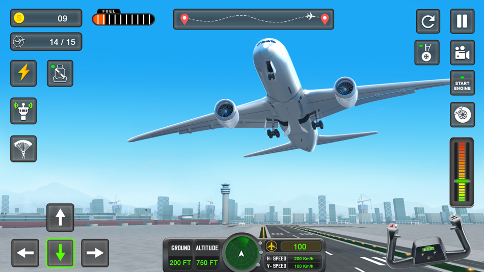 #1. Plane Simulator: Plane Games (iOS) By: Muhammad Hussain
