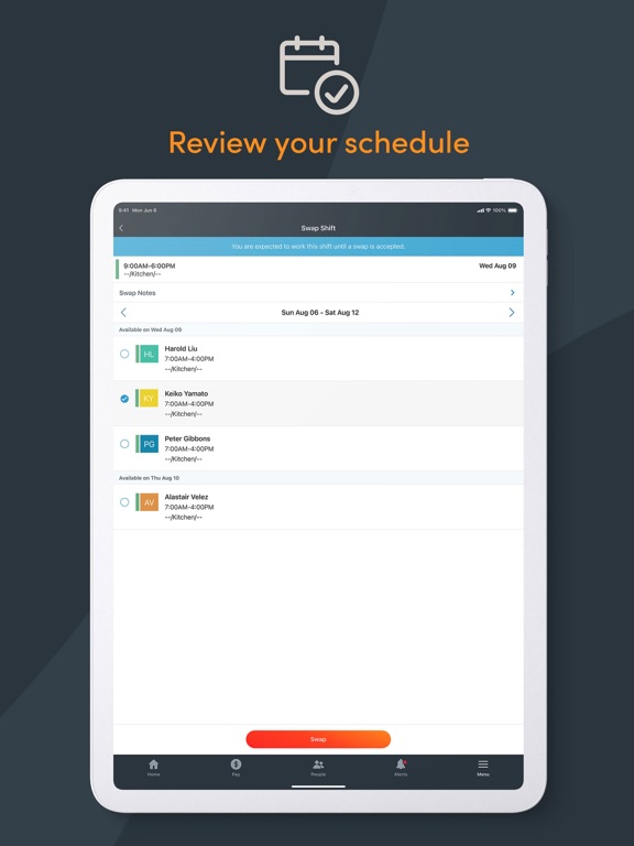 Paylocity iPad screenshot 7 - Business app