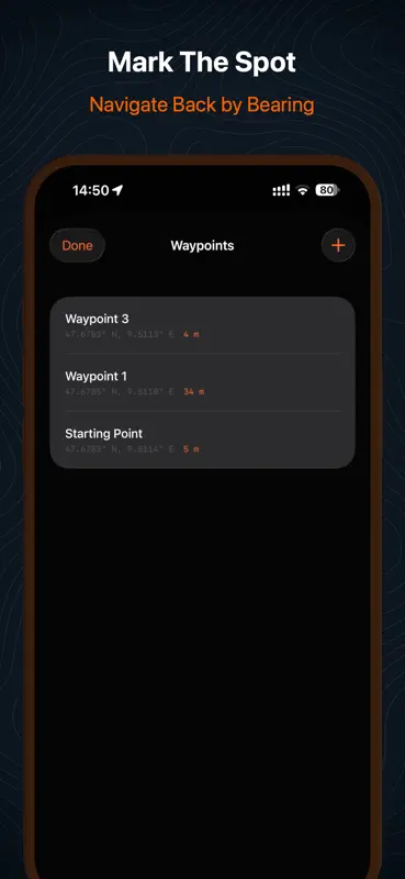 Bearing: Orienteering Compass screenshot 3 of 5