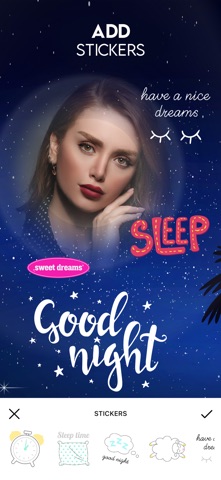 Good Night Frames & Messages iPhone screenshot