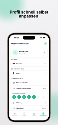 Stunden Rechner: Zeiterfassung screenshot