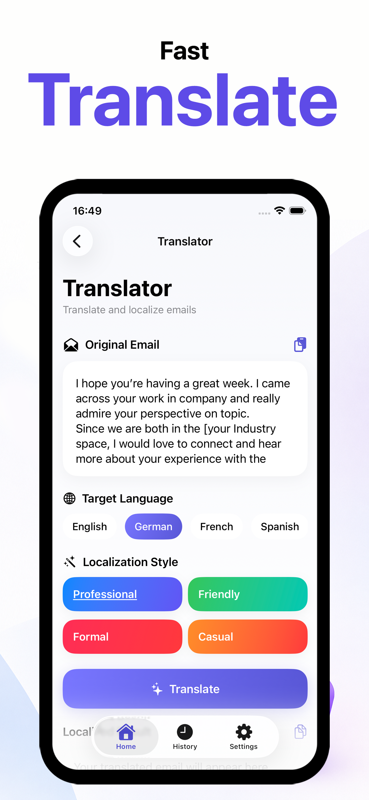 Email Writer & Reply Assistant screenshot 4