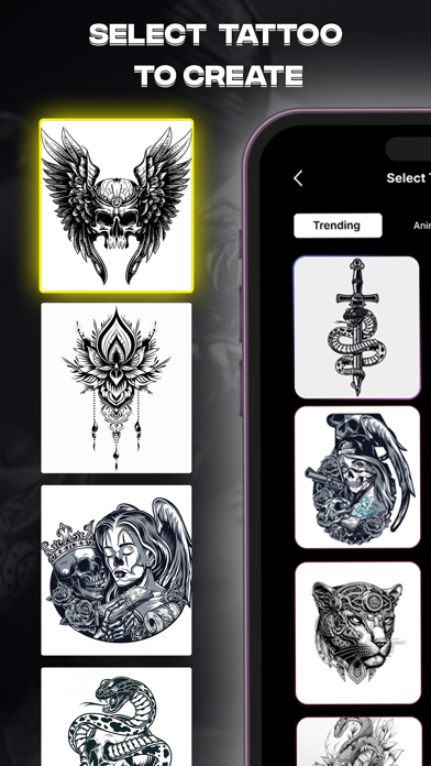 Draw Tattoo with Ink : AR Screenshot