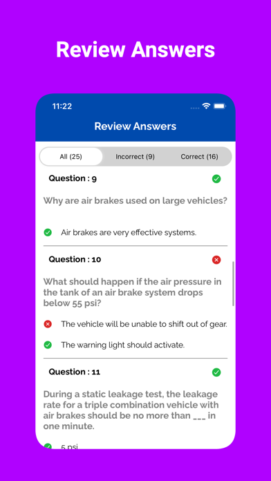 Missouri CDL Prep Test Screenshot