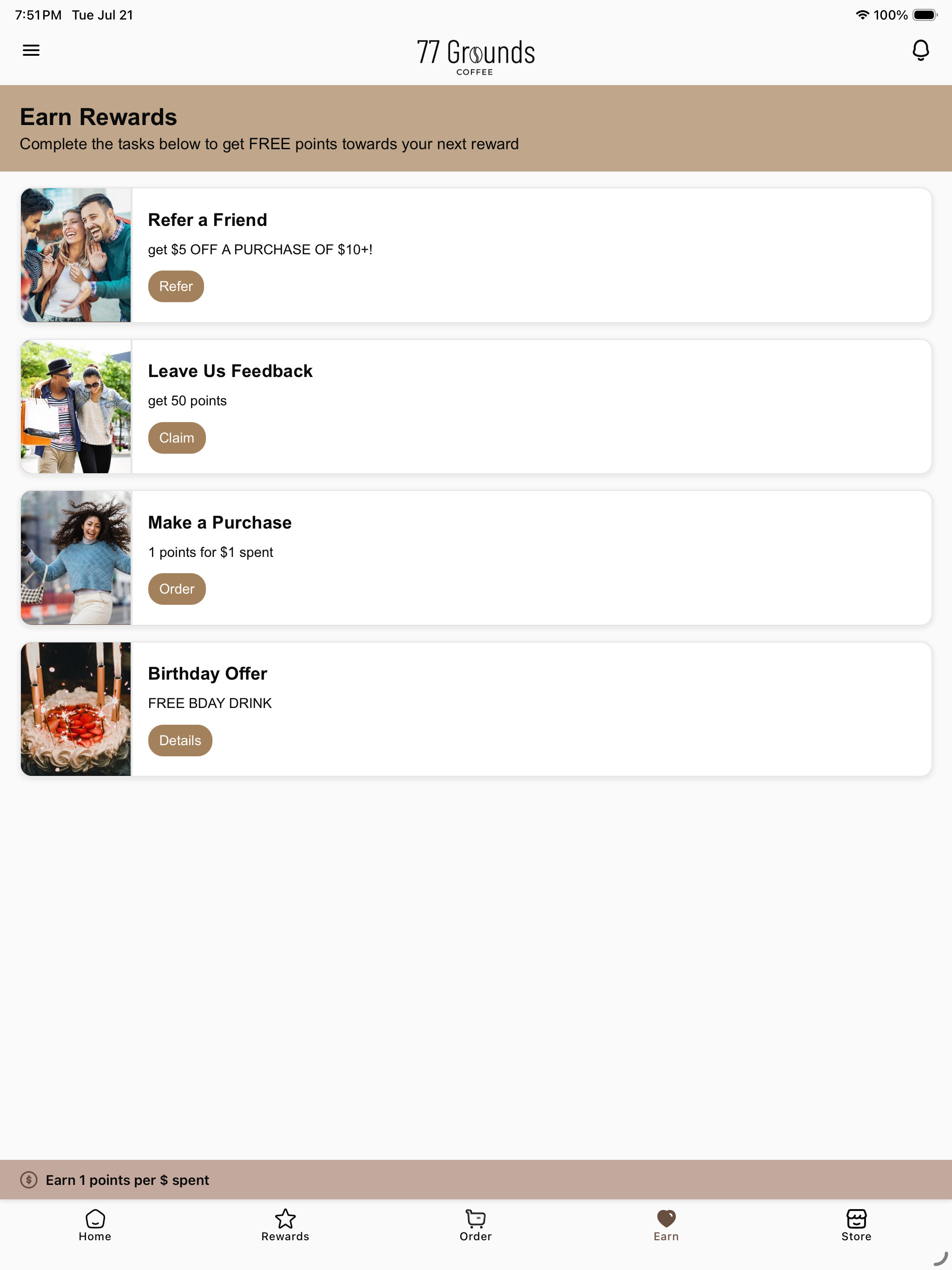 77 Grounds Coffee screenshot 6