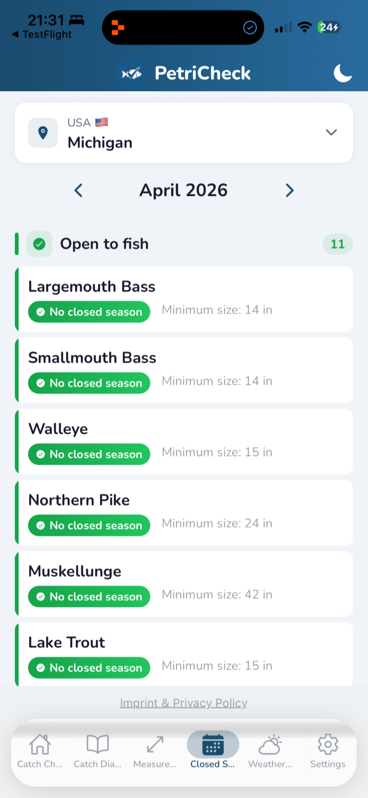 PetriCheck – Fishing Rules
