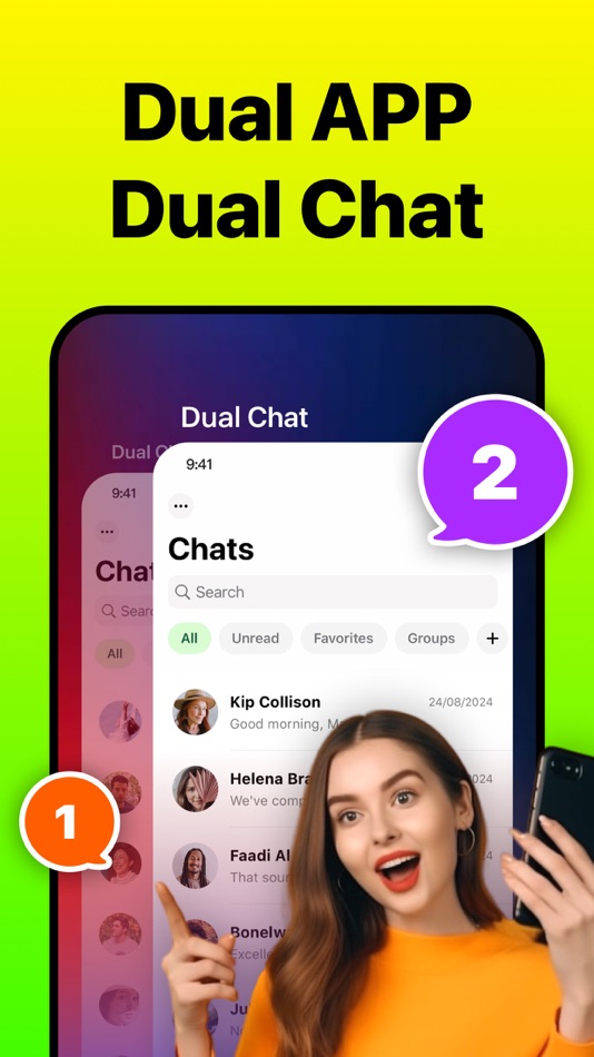 #2. Dual Messenger: Duo Web Clone (iOS) 게시자: 中华 阳