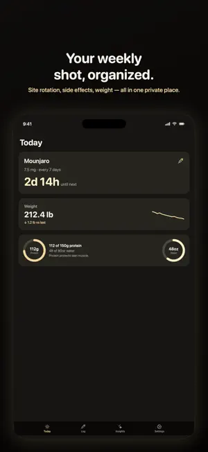 GLP-1 Coach: Ozempic Journal screenshot 1