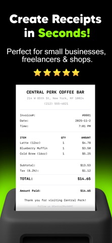 Receipt Maker - Print Slip Screenshot 1 of 5