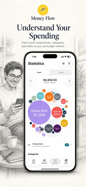 Money Flow: Daily Budget App screenshot 2