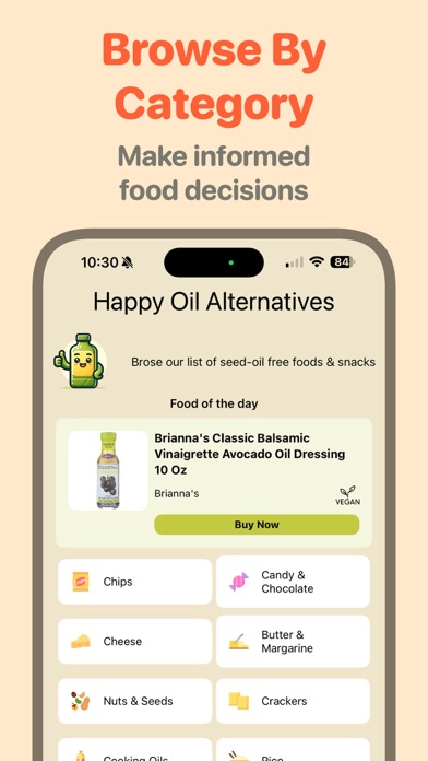 Seed Oil Food Scanner Screenshot