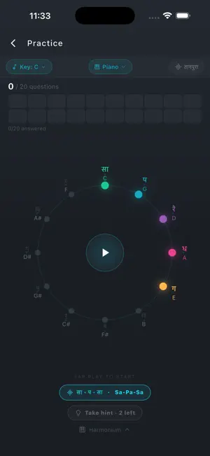 SwarIT Ear Trainer screenshot 2