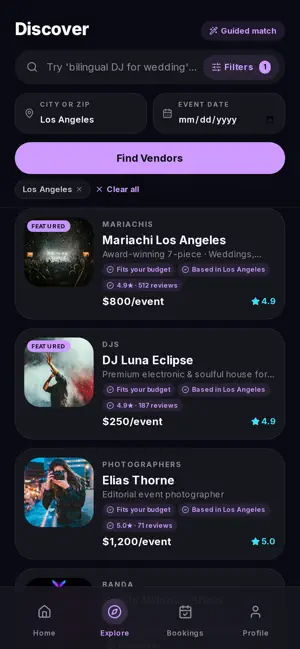 Vibra Connect - Event Vendors screenshot 1