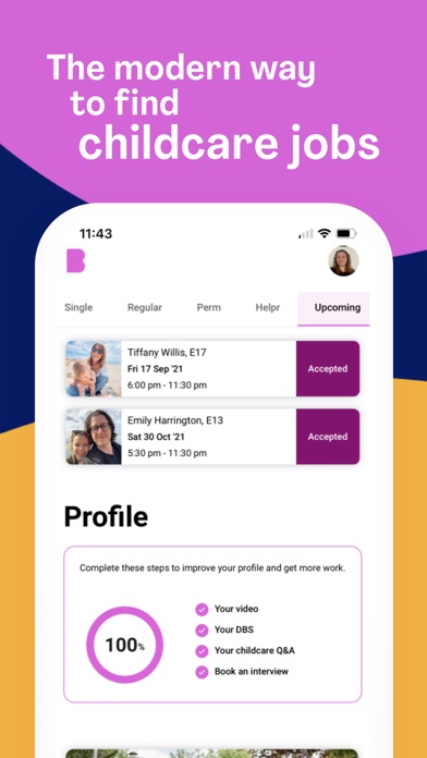 Screenshot #1 pour Bubble for Sitters