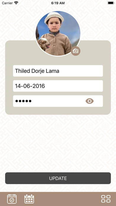 Kalachakra Calendar Screenshot