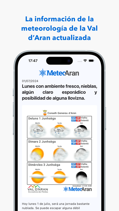 Screenshot #1 pour MeteoAran