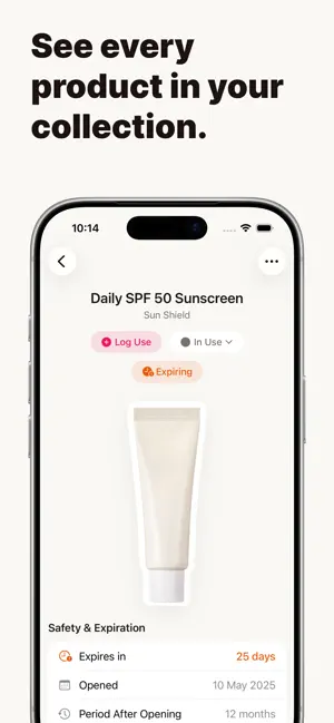 Vani: Skincare Tracker screenshot 2
