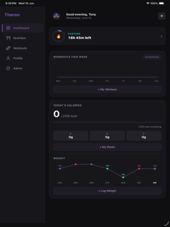 Theron - Gym & Nutrition screenshot 6