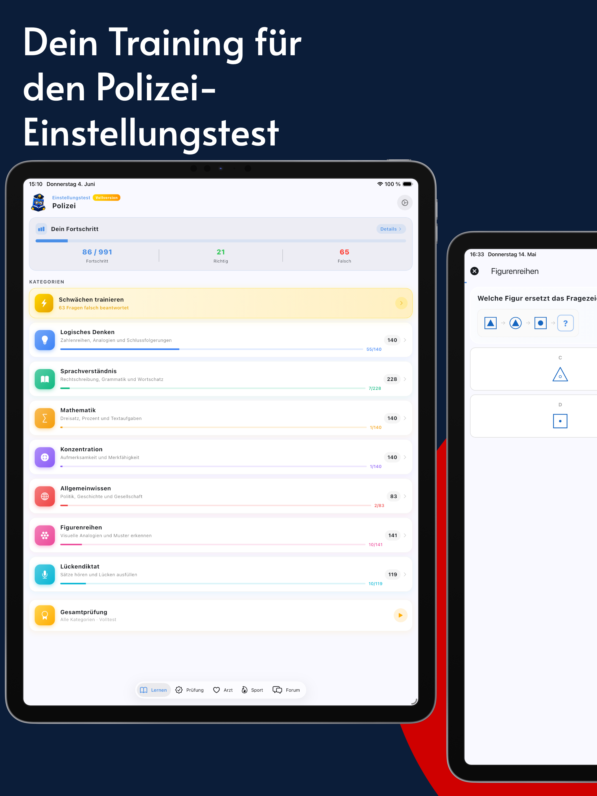 Einstellungstest Brandenburg screenshot 5