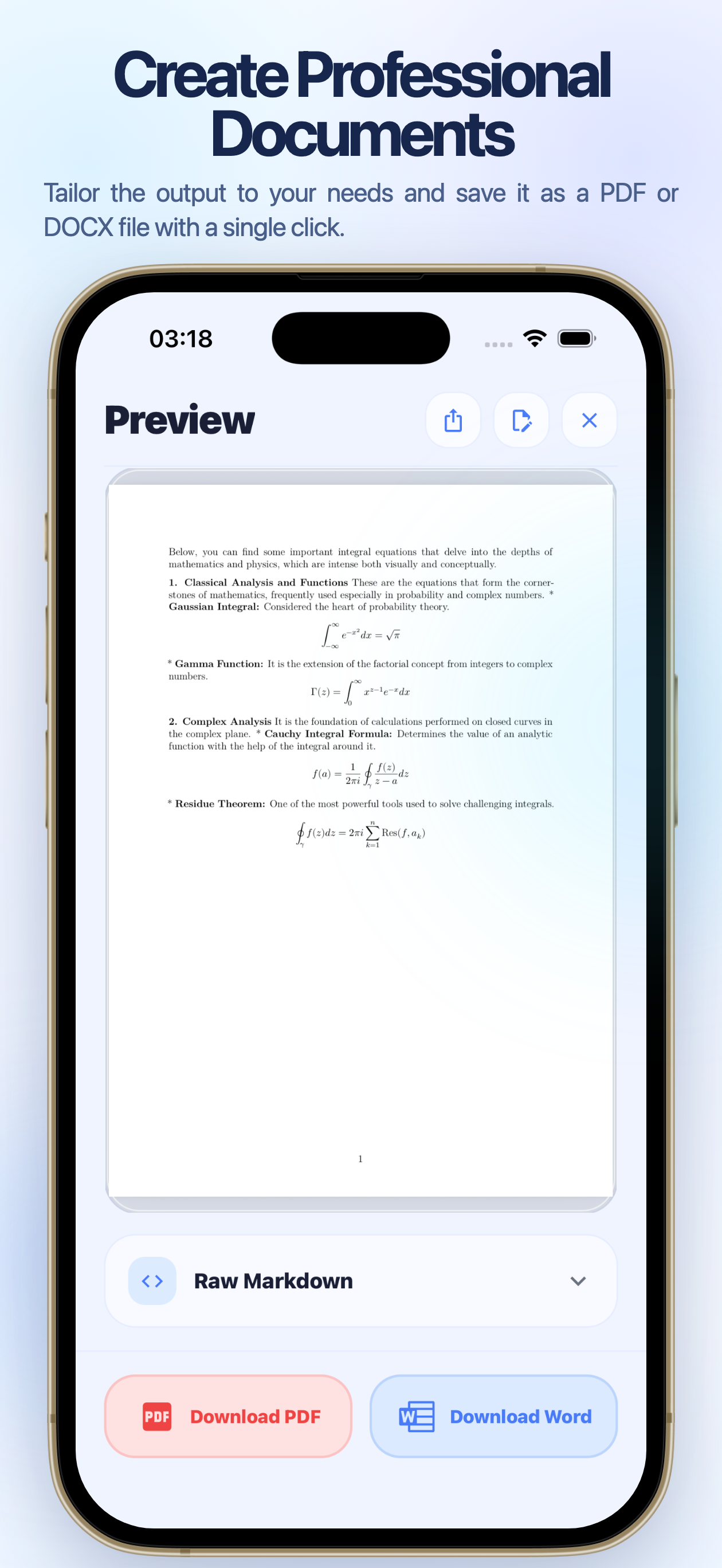 MathFix: AI Math to PDF & Word screenshot 3
