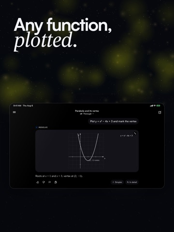 Resolve AI: Homework Helper iPad screenshot