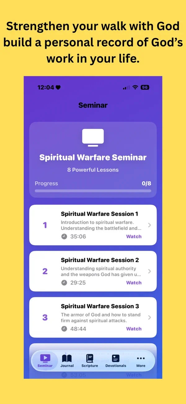 Screenshot #2 pour Spiritual Warfare Seminar