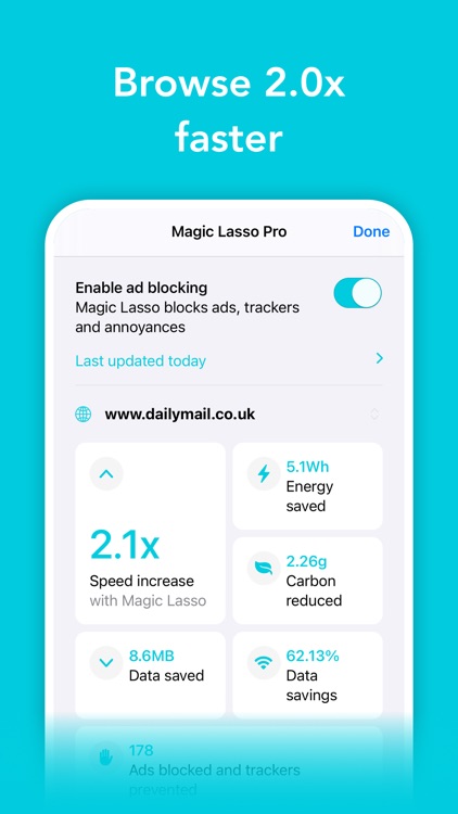 Ad blocker by Magic Lasso