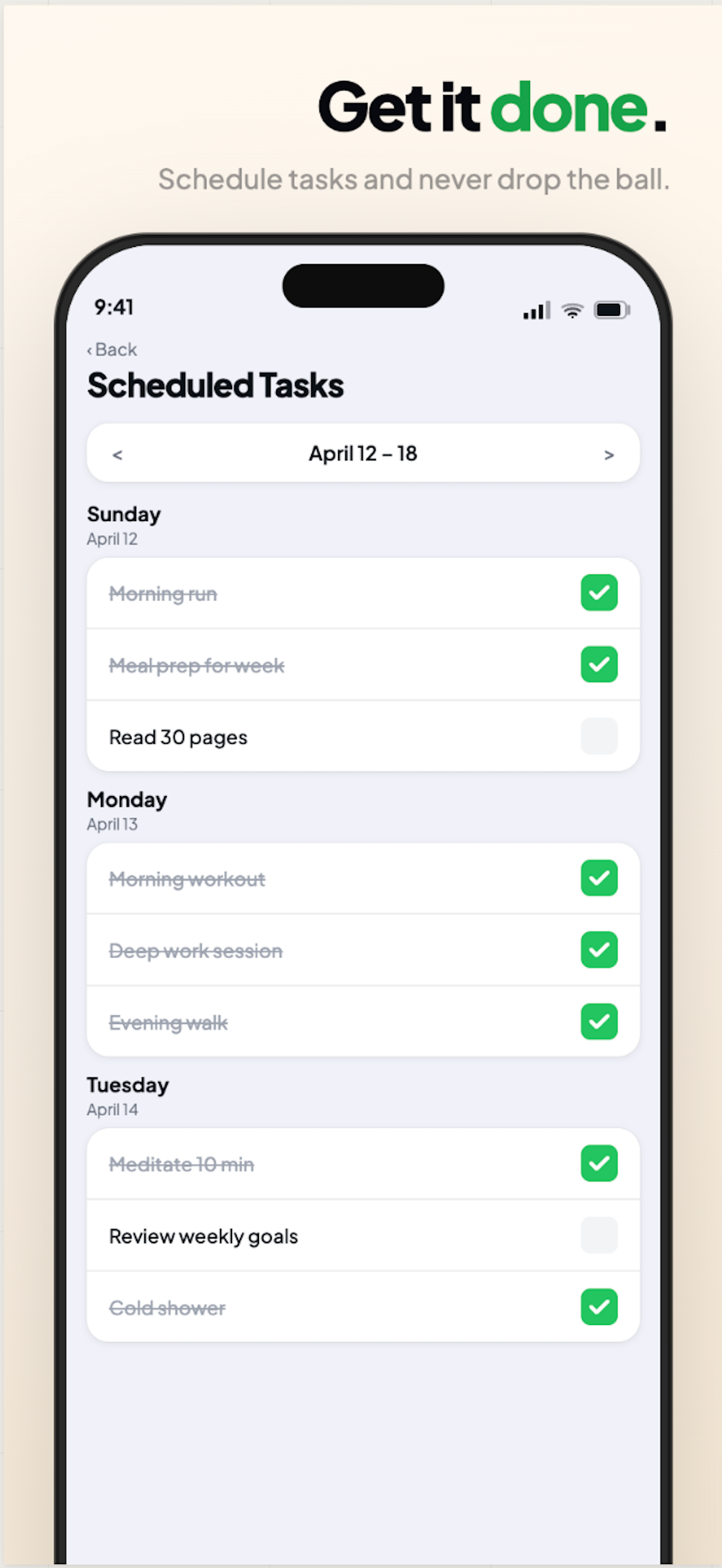 Pace Daily Tracker