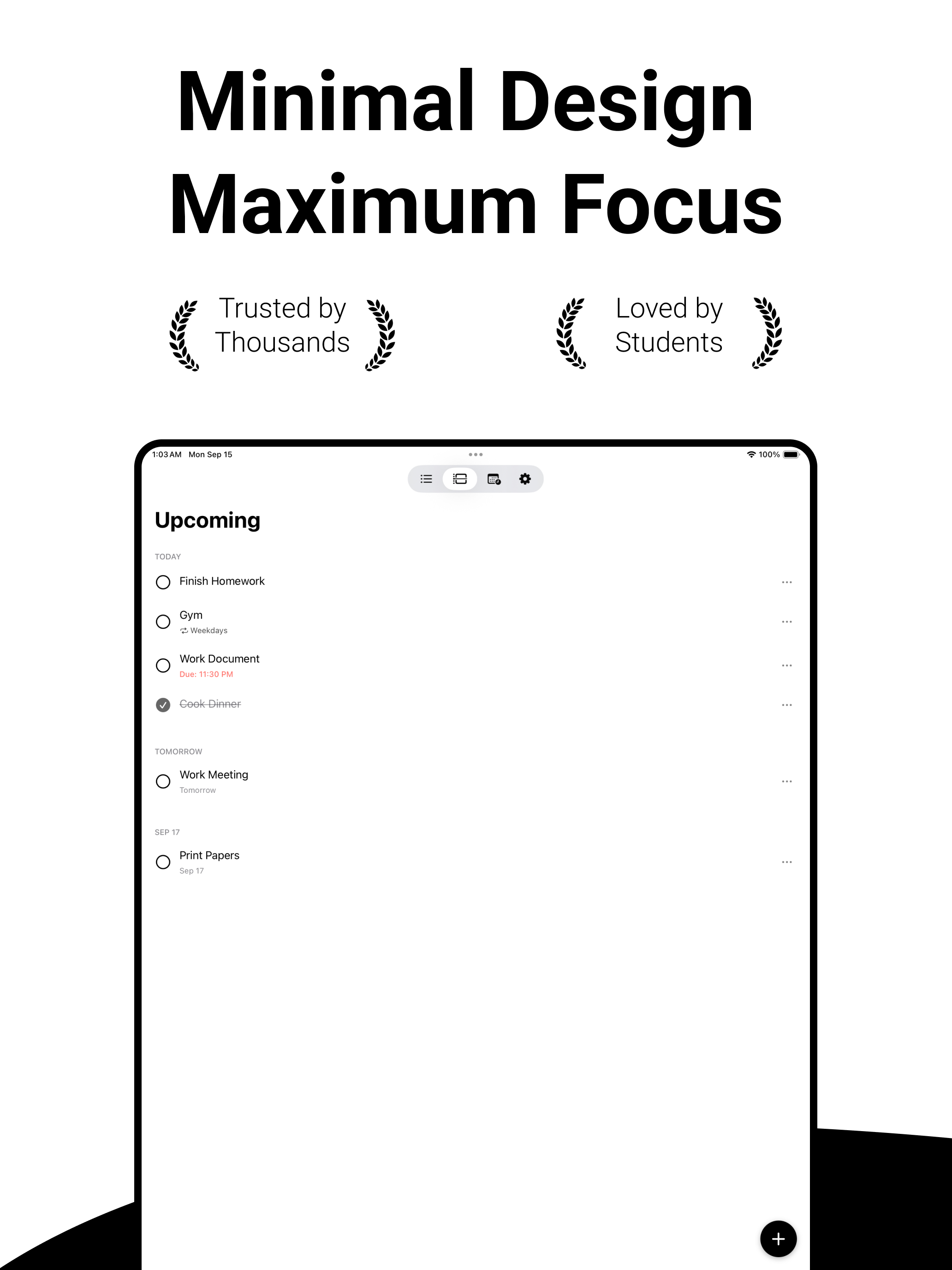 To Do List - Minimal Planner screenshot 5