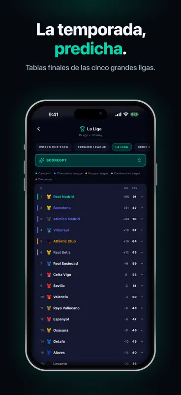 ScoreGPT: Fútbol IA screenshot 8 of 8