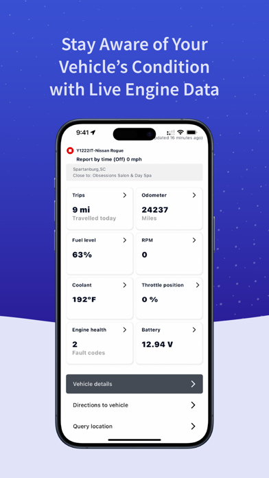 Sonar Go: Connected Vehicle screenshot